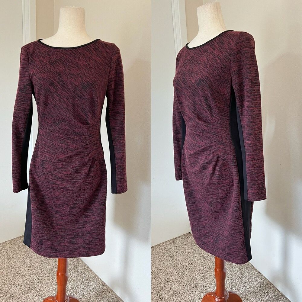 Lauren Ralph Lauren Size 10 Jersey Print Black Dress